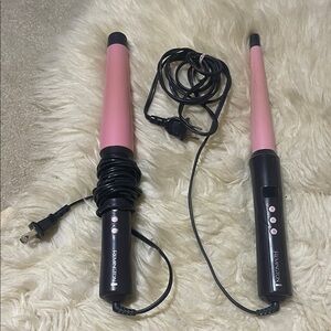 Remington Pink and Black Curling Wand Set